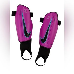 Purple Nike Charger Youth Shinguards